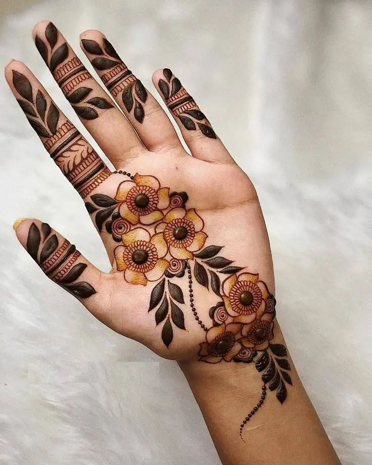 arabic-mehndi-design-easy-and-beautiful-3 Arabic Mehndi Design Easy And Beautiful