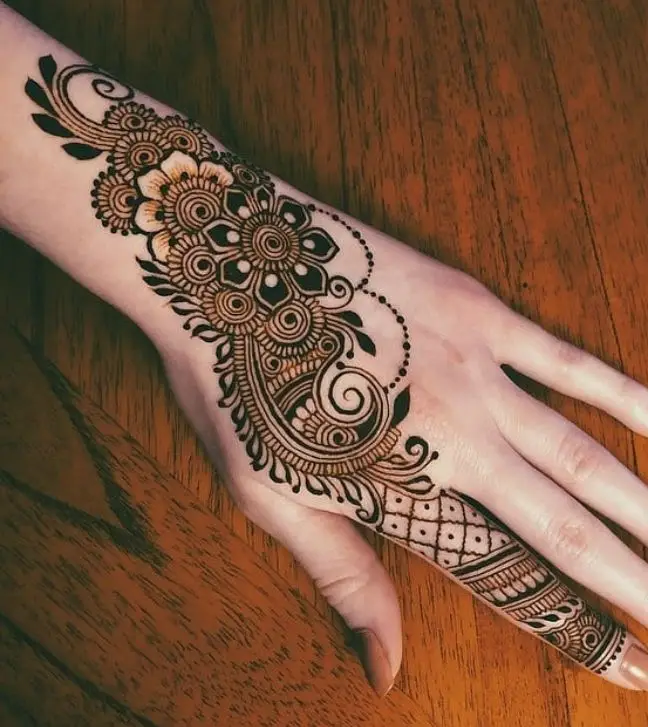 back-hand-arabic-mehndi-design-2 Back Hand Arabic Mehndi Design
