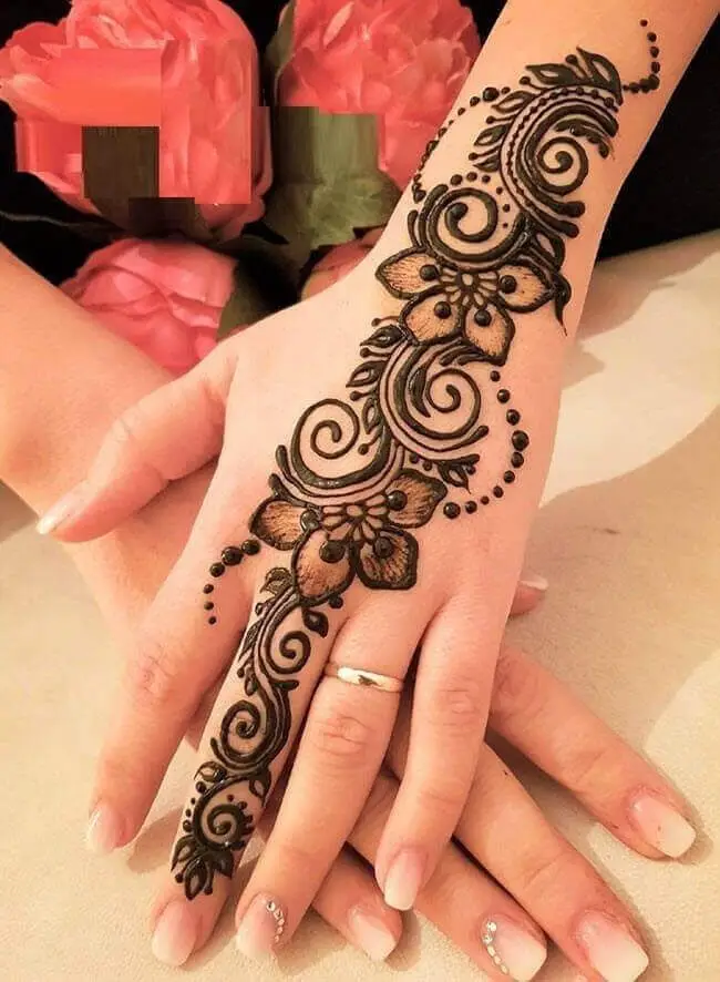 back-hand-arabic-mehndi-design-3 Back Hand Arabic Mehndi Design