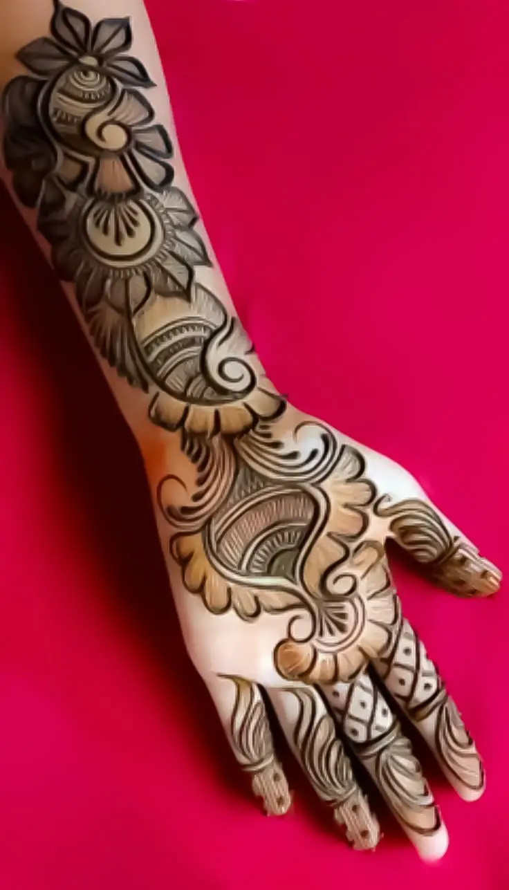 front-hand-mehndi-design-arabic-6 Front Hand Mehndi Design Arabic