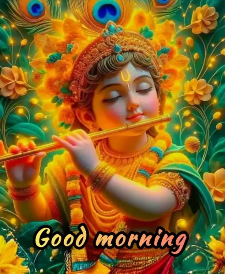 Good Morning Krishna Images