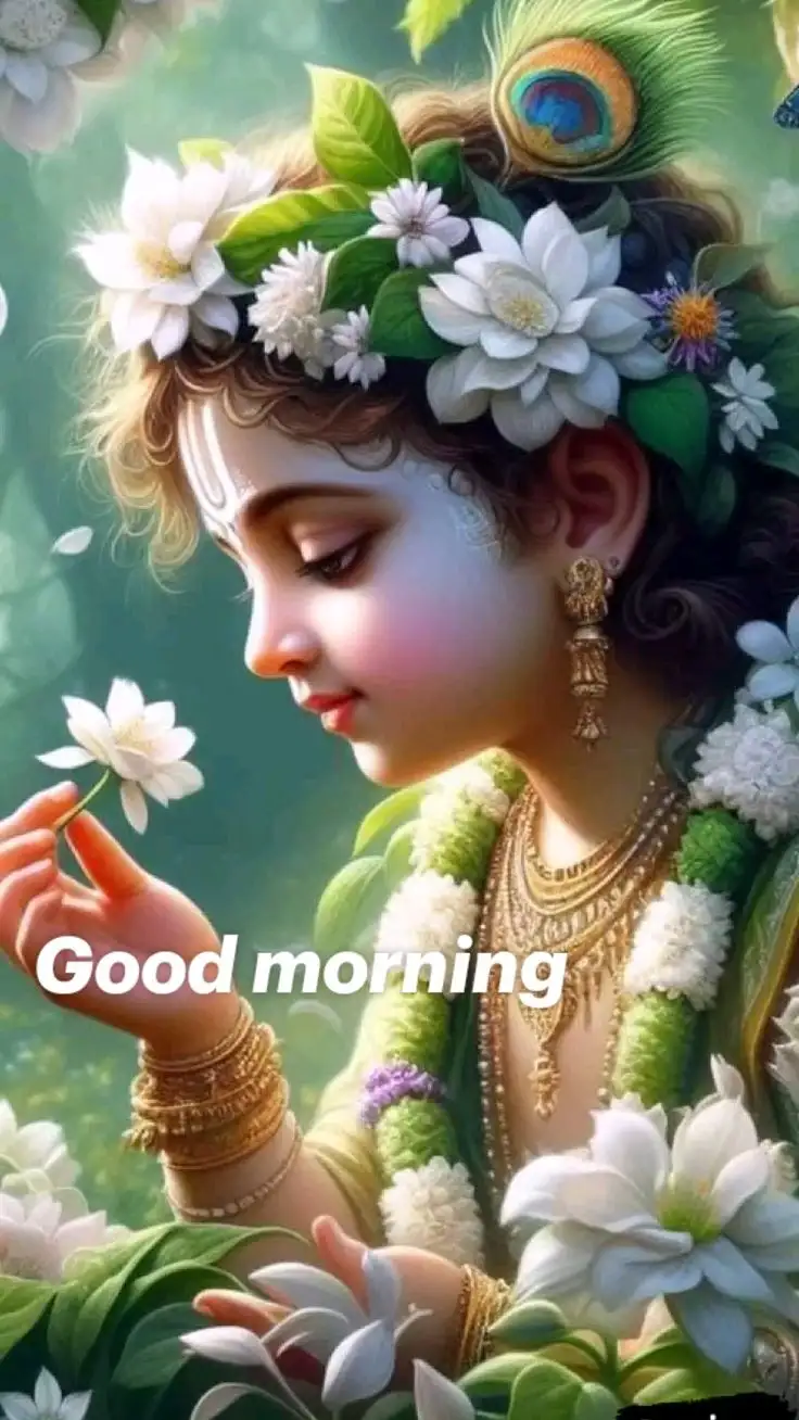 Good Morning Krishna Images