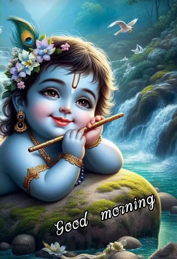 Good Morning Krishna Images