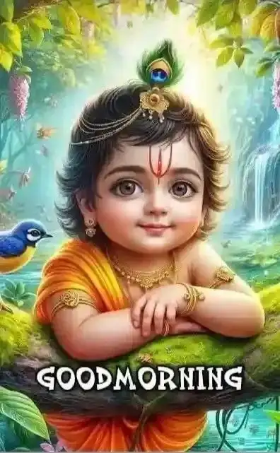 Good Morning Krishna Images