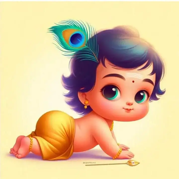 Krishna Cartoon Images