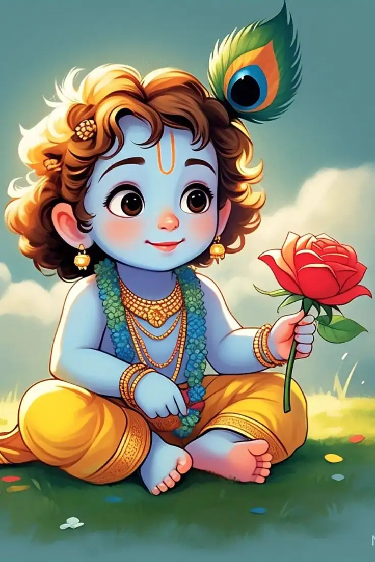 Krishna Cartoon Images