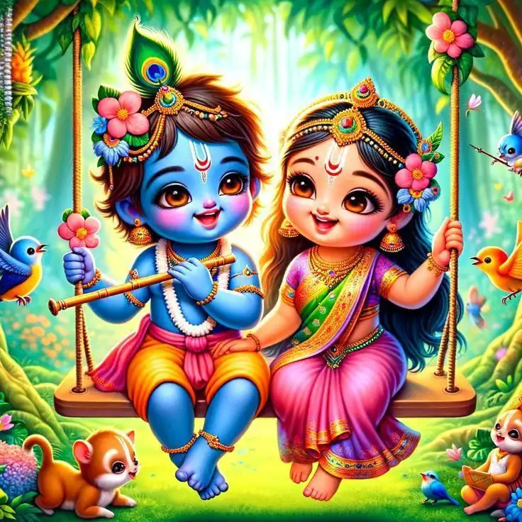 little-radha-krishna-images-2 little radha krishna images
